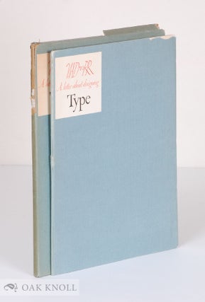 Order Nr. 19660 WAD TO RR, A LETTER ABOUT DESIGNING TYPE. W. A. Dwiggins