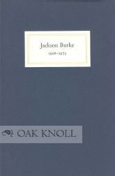 Order Nr. 19806 JACKSON BURKE, 1908-1975, IN MEMORIAM
