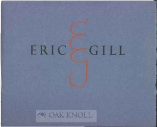 Order Nr. 19959 ERIC GILL, 1882-1940