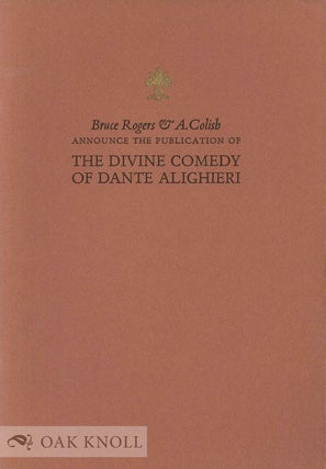 Order Nr. 20008 THE DIVINE COMEDY OF DANTE ALIGHIERI