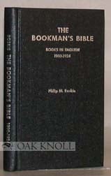 Order Nr. 20341 BOOKMAN'S BIBLE, A CODED GUIDE TO THE PRICING OF ANTIQUARIAN BOOKS BOOKS IN...