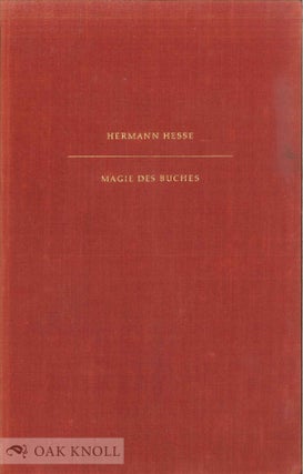 Order Nr. 20448 MAGIE DES BUCHES. Hermann Hesse