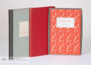 Order Nr. 20482 CHRISTMAS BOOKS. With A BIBLIOGRAPHICAL CHECK-LIST OF CHRISTMAS BOOKS With MORE...