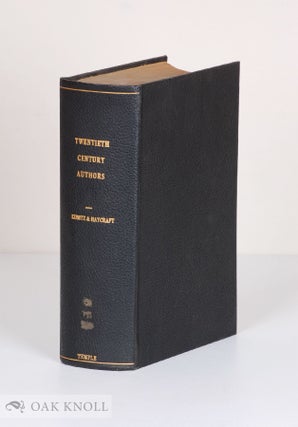 Order Nr. 21057 TWENTIETH CENTURY AUTHORS, A BIOGRAPHICAL DICTIONARY OF MODERN LITERATURE....