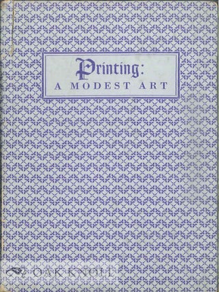 Order Nr. 21238 PRINTING: A MODEST ART. Will Ransom