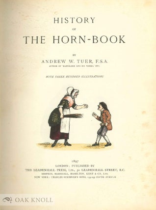 HISTORY OF THE HORN-BOOK