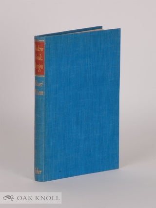 Order Nr. 22068 MODERN BOOK DESIGN FROM WILLIAM MORRIS TO THE PRESENT DAY. Ruari McLean