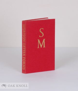 Order Nr. 22410 LETTER FORMS, TYPOGRAPHIC AND SCRIPTORIAL, TWO ESSAYS ON THEIR CLASSIFICATION,...