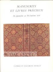Order Nr. 22548 MANUSCRITS ET LIVRES PRECIEUX DU QUINZIEME AU DIX-HUITIEME SIECLE