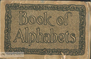Order Nr. 23041 BOOK OF ALPHABETS, AN EXCELLENTLY COMPILED LIST OF ALPHABETS FOR THE U SE OF...