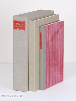 Order Nr. 23772 THIRTY YEARS OF BIRD & BULL A BIBLIOGRAPHY, 1958-1988. Howell J. Heaney