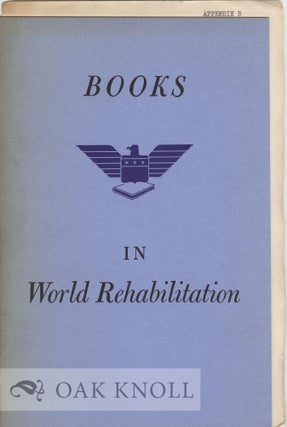 Order Nr. 23934 BOOKS IN WORLD REHABILITATION