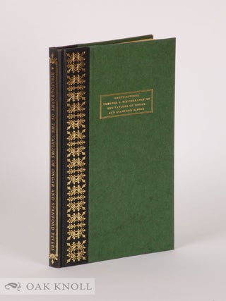 Order Nr. 23989 CONTRIBUTIONS TOWARDS A BIBLIOGRAPHY OF THE TAYLORS OF ONGAR AND STANFORD RIVERS....