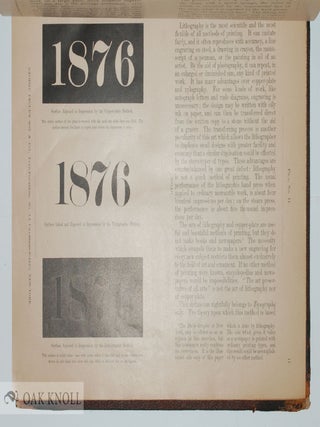 INVENTION OF PRINTING, A COLLECTION OF FACTS AND OPINIONS DESC RIPTIVE OF EARLY PRINTS AND PLAYING CARDS, THE BLOCK-BOOKS OF THE FIFTEENTH CENTURY, THE LEGEND OF LOURENS JANSZOON COSTER, OF HAARLEM AND THE WORK OF JOHN GUTENBERG AND HIS ASSOCIATES. By Theo. L. De Vinne.