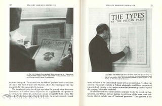 STANLEY MORISON DISPLAYED, AN EXAMINATION OF HIS EARLY TYPOGRAPHIC WORK.