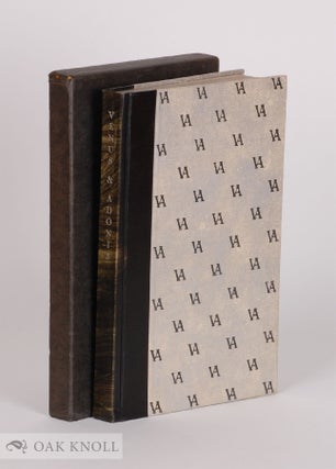 Order Nr. 24924 SHAKESPEARE'S VENUS AND ADONIS. William Shakespeare