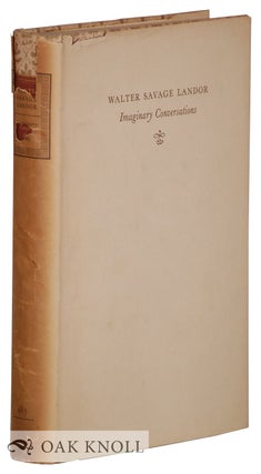 Order Nr. 24993 IMAGINARY CONVERSATIONS. Walter Savage Landor