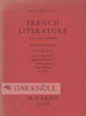Order Nr. 25342 FRENCH LITERATURE, 19TH - 20TH CENTURY
