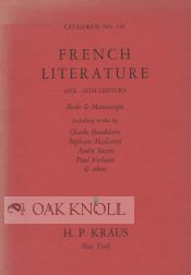 FRENCH LITERATURE, 19TH - 20TH CENTURY. 136.