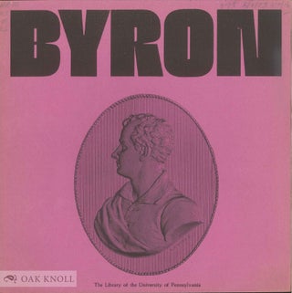 Order Nr. 25695 BYRON, AN EXHIBITION TO COMMEMORATE THE 150TH ANNIVERSARY OF THE DEATH OF LORD...