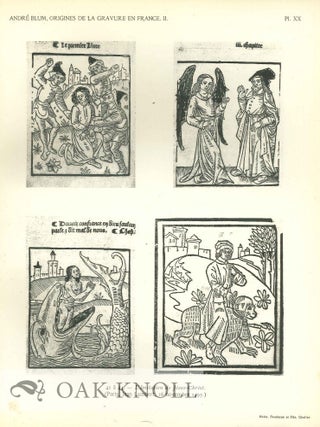LES ORIGINES DU LIVRE À GRAVURES EN FRANCE, LES INCUNABLES TYPOGRAPHIQUES.