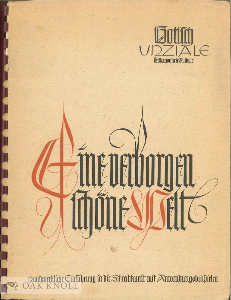 Order Nr. 26181 GOTISCH UNZIALE. EINE VERBORGEN SCH&Ouml;NE WELT.