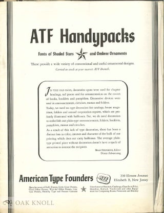 Order Nr. 26385 ATF HANDYPACKS, FONTS OF SHADED STARS AND OMBREE ORNAMENTS. ATF
