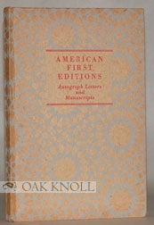 Order Nr. 26409 AMERICAN FIRST EDITIONS, AUTOGRAPH LETTERS AND MANUSCRIPTS. 122