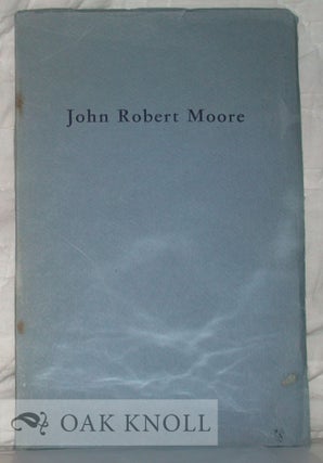 Order Nr. 27839 JOHN ROBERT MOORE, A BIBLIOGRAPHY