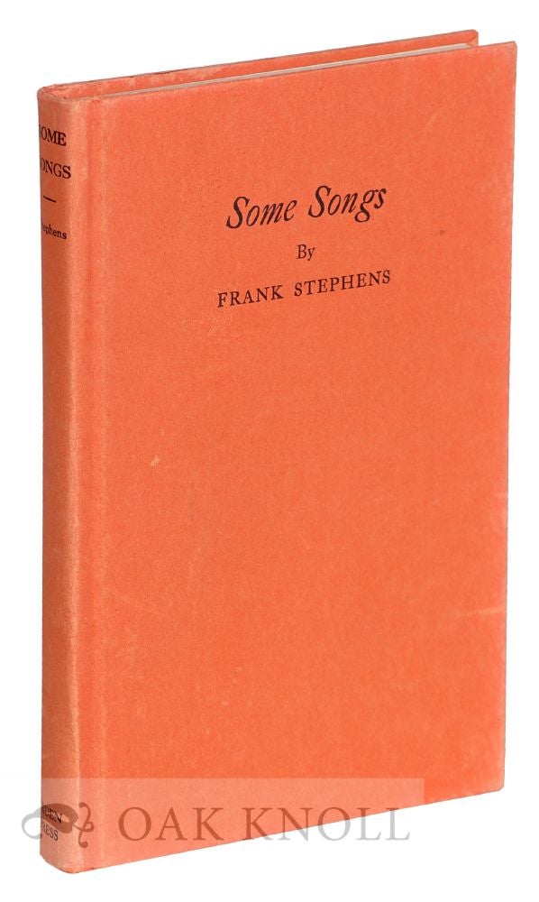 Order Nr. 28231 SOME SONGS. Frank Stephens.