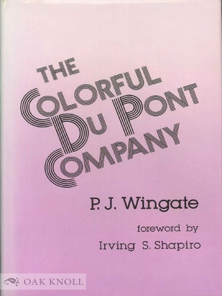 Order Nr. 28392 THE COLORFUL DU PONT COMPANY. P. J Wingate