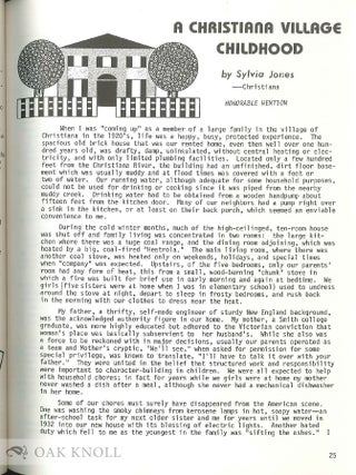 I REMEMBER WHEN: BETWEEN THE WORLD WARS, A TREASURY OF REMINISCENCES BY DELAWARE AREA SENIOR CITIZENS.