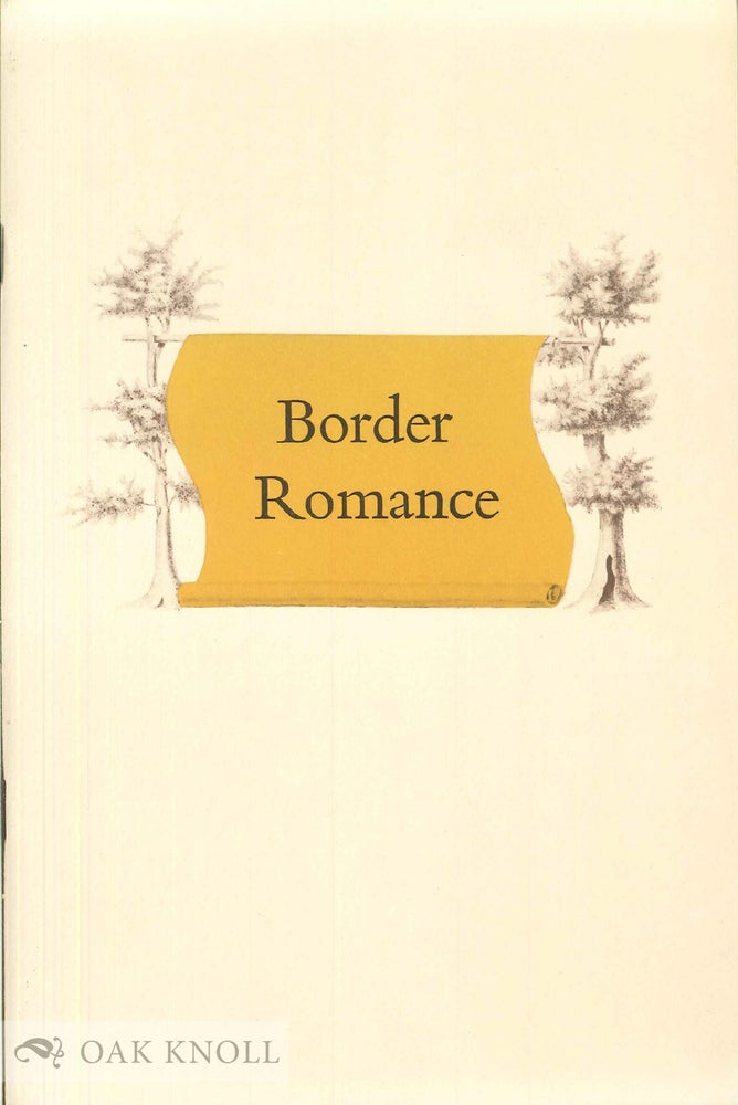 Order Nr. 29194 BORDER ROMANCE, THE STORY OF THE EXPLOITS OF CHARLES MASON AND JEREMIA H DIXON. Earl Schenck Miers.