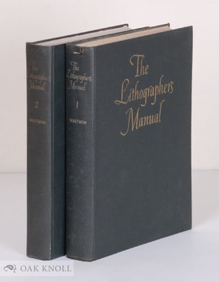 Order Nr. 29614 THE LITHOGRAPHERS MANUAL: A COMPENDIUM OF LITHOGRAPHY. Victor Strauss