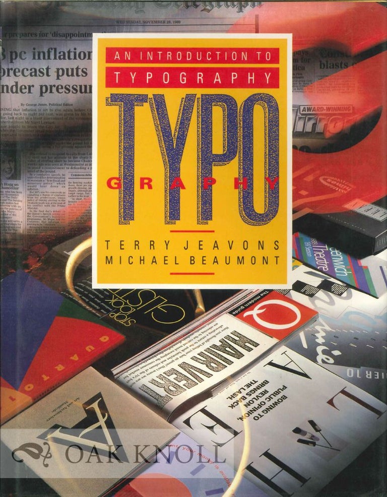 Order Nr. 29689 INTRODUCTION TO TYPOGRAPHY. Terry Jeavons, Michael Beaumont.