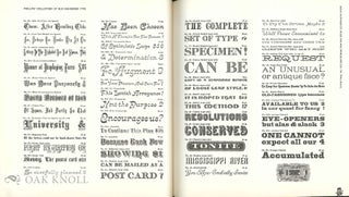 OLDE TYPE FACES AT TRI-ARTS PRESS ... FROM THE FREDERIC NELSON PHILLIP S COLLECTION OF ANTIQUE, EXOTIC, ANCIENT TYPE FACES.