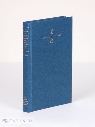 Order Nr. 29985 A DIRECTORY OF LONDON STATIONERS AND BOOK ARTISANS 1300-1500. C. Paul Christianson
