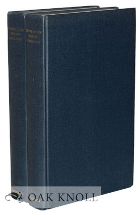 Order Nr. 30176 CATALOGUE OF THE EDWARD CLARK LIBRARY