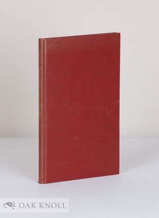 Order Nr. 30250 CATALOGUE OF BOOKS AND PAMPHLETS UNRECORDED IN OSCAR WEGELIN'S EARLY AMERICAN...