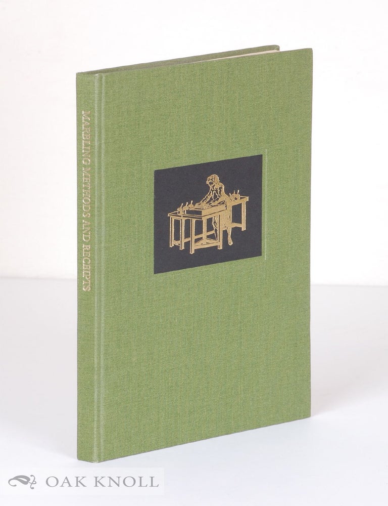 Order Nr. 30757 MARBLING METHODS AND RECEIPTS FROM FOUR CENTURIES, WITH OTHER INSTRUCTIONS USEFUL TO BOOKBINDERS. Barry McKay.
