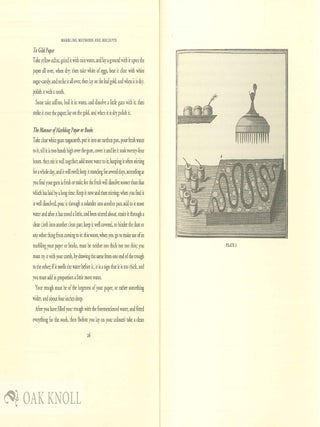MARBLING METHODS AND RECEIPTS FROM FOUR CENTURIES, WITH OTHER INSTRUCTIONS USEFUL TO BOOKBINDERS.