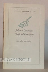 Order Nr. 31080 JOHANN CHRISTIAN GOTTFRIED GOEPFERDT, SEIN LEBEN UND SCHAFFEN. Herbert Koch