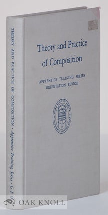 Order Nr. 31471 THEORY AND PRACTICE OF COMPOSITION