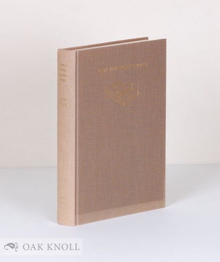 Order Nr. 31987 EARLY LITHOGRAPHED BOOKS, A STUDY OF THE DESIGN AND PRODUCTION OF IMPROPER BOOKS...
