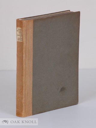 Order Nr. 32920 POEMS SELECTED FROM THE HESPERIDES OF ROBERT HERRICK. Robert Herrick