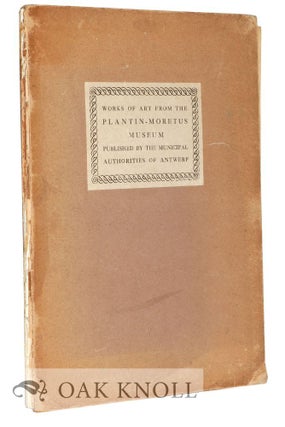Order Nr. 33501 WORKS OF ART FROM THE PLANTIN-MORETUS MUSEUM