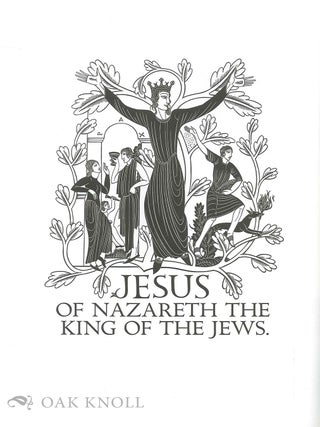 A TYPOGRAPHICAL MASTERPIECE, AN ACCOUNT BY JOHN DREYFUS OF ERIC GILL'S COLLABORATION WITH ROBERT GIBBINGS IN PRODUCING THE GOLDEN COCKEREL PRESS EDITION OF "THE FOUR GOSPELS" IN 1931.