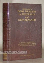 Order Nr. 33953 SHEPPARD'S BOOK DEALERS IN AUSTRALIA AND NEW ZEALAND