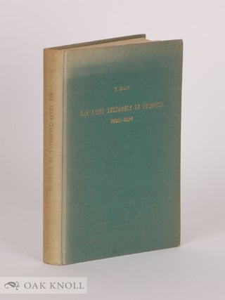 Order Nr. 34193 DER ERSTE BUCHDRUCK IN TÜBINGEN (1498-1534), EIN BEITRAG ZUR GESCHICHTE DER...