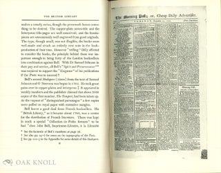 JOHN BELL, 1745-1831, BOOKSELLER, PRINTER, PUBLISHER, TYPEFOUNDER, JOURNALIST, & C. ...